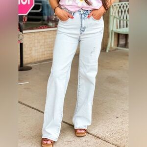 RISEN Ultra High Rise Wide Leg Acid Wash Jeans/Pants | NEW/NWT!! 💜👖💜👖